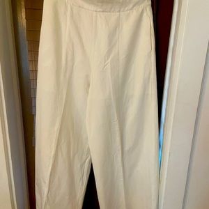 Bcbgmaxazria Women's Pleated Wide Leg Pants size L